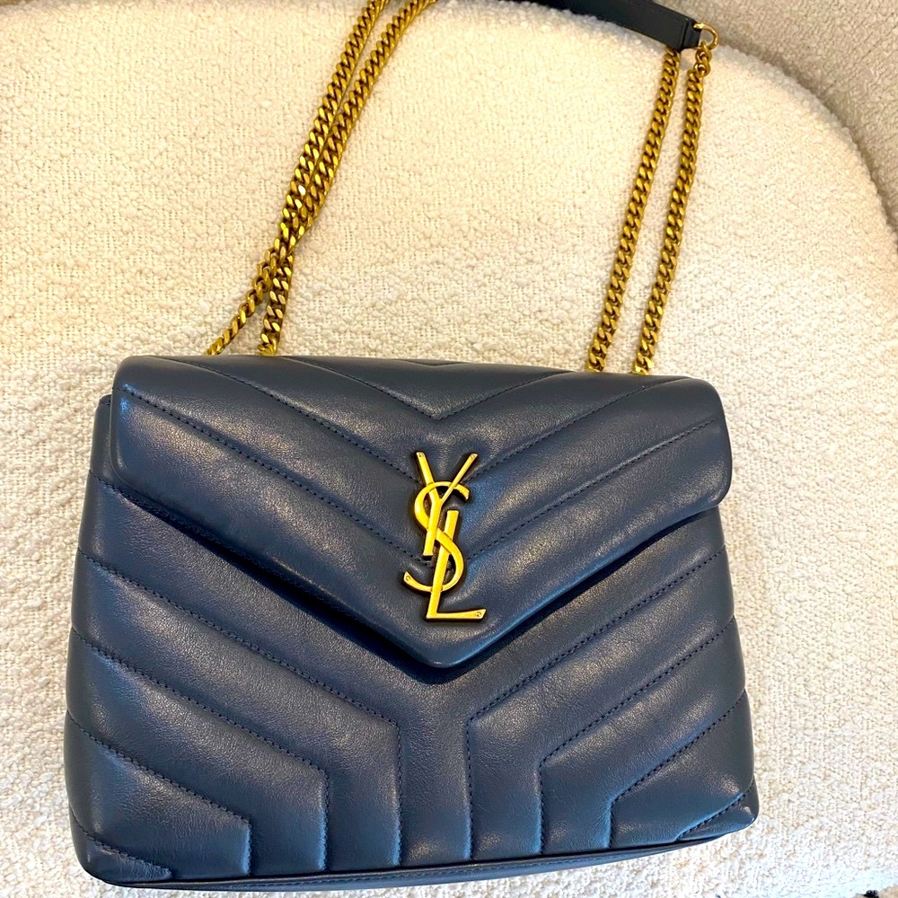 Saint Laurent LouLou bag in Stormy Blue